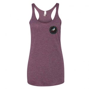 Ladies Tri-Blend Racerback Tank (Vintage Purple)