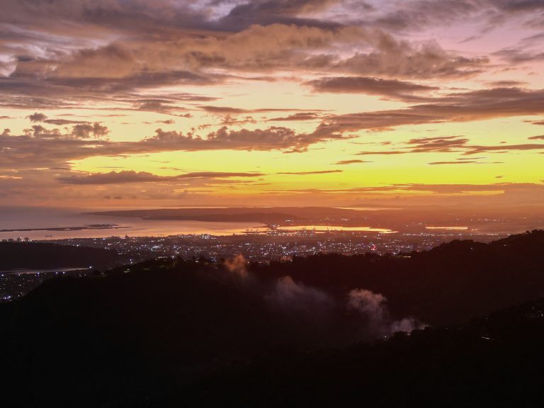 Sunset over Kingston